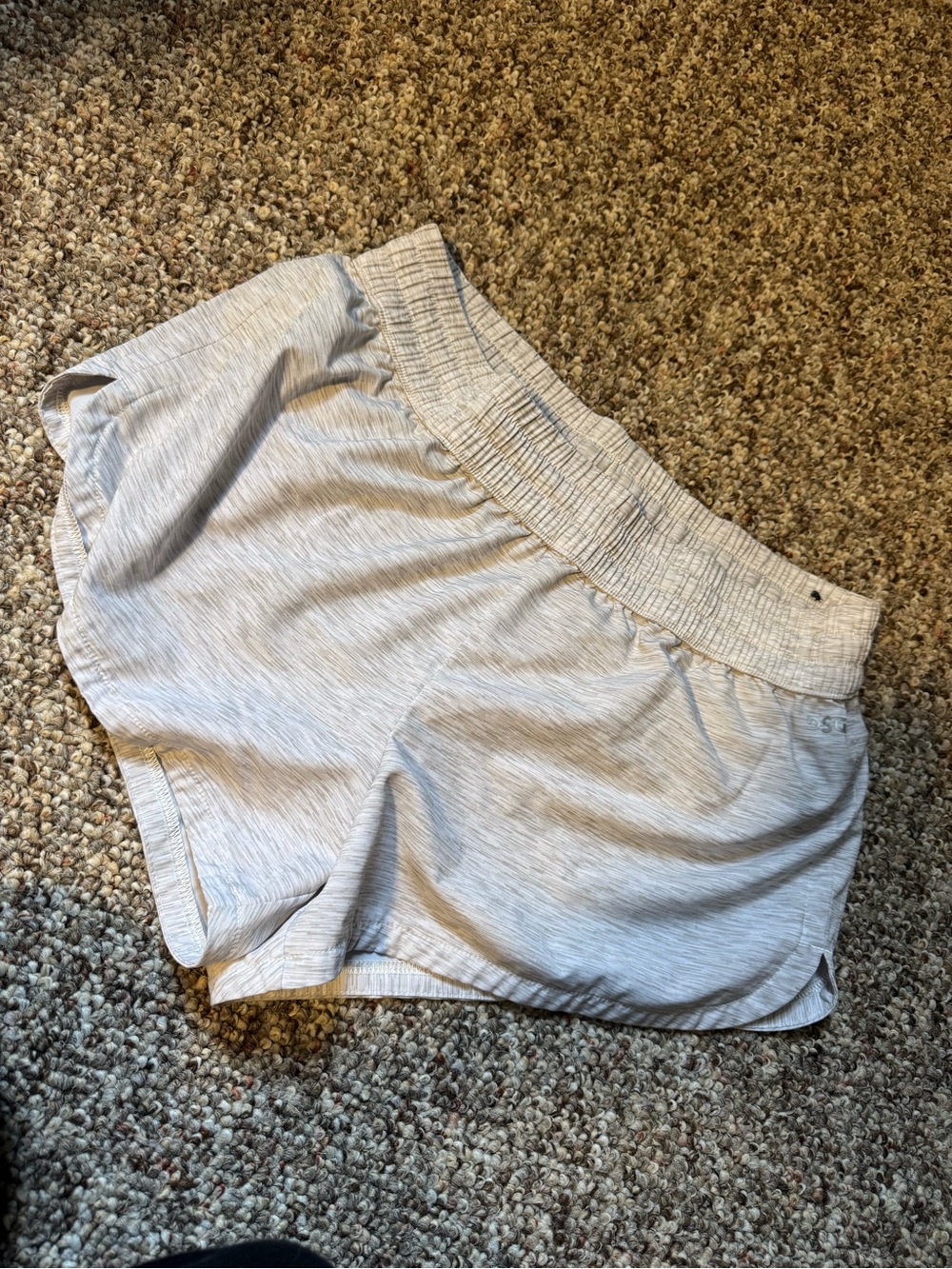 DSG Light Gray Heather Athletic Shorts with Elastic Waist